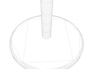 paper towel stand Modello 3D
