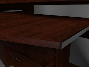 computer desk 3D Model