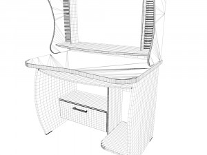 computer desk 3D Model