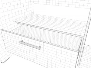 computer desk 3D Model