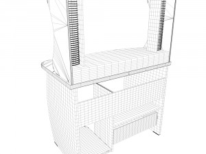 computer desk 3D Model