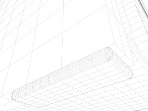 computer desk 3D Model