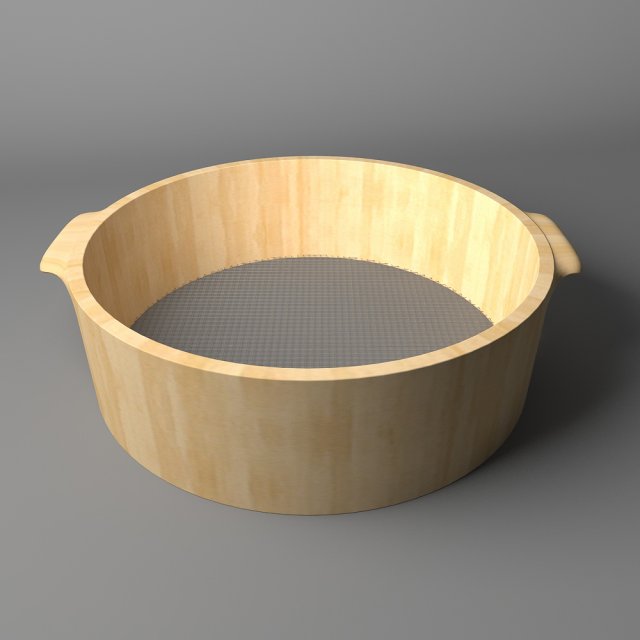sieve 3D Model .c4d .max .obj .3ds .fbx .stl .blend