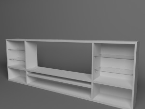 wall for a living room Modèle 3D