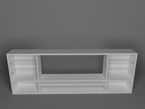 wall for a living room 3D Model