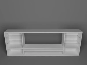 wall for a living room 3D Model