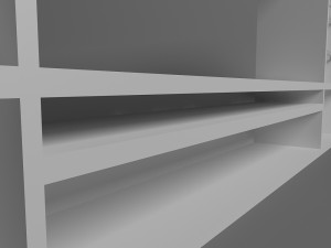 wall for a living room 3D Model