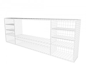 wall for a living room 3D Model