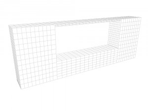wall for a living room 3D Model
