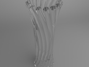 glass vase Modello 3D