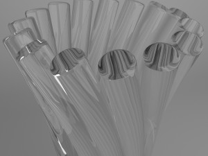 glass vase 3D 模型