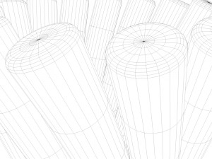 glass vase 3D 模型