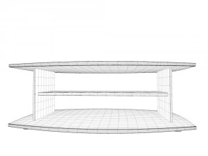 glass coffee table 3D Model