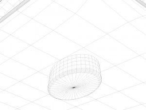 glass coffee table Model 3D