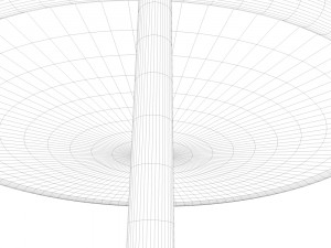 metal glass table 3D Model