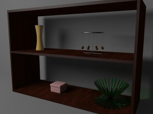 floor shelf Modello 3D