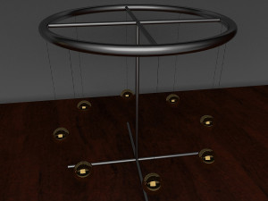 floor shelf Modello 3D