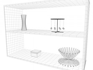 floor shelf Modello 3D