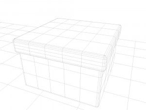 floor shelf Modello 3D