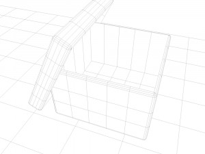 floor shelf Modello 3D
