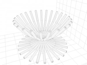 floor shelf Modello 3D