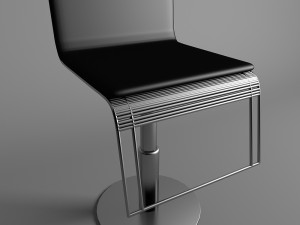 bar chair 3D 模型