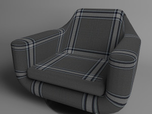 armchair on the leg 3Dモデル