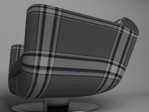 armchair on the leg Model 3D