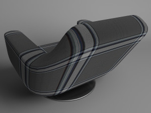 armchair on the leg Model 3D