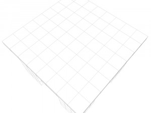 coffee table with shelf 3D Модель