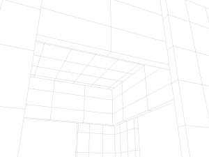 coffee table with shelf 3D Модель