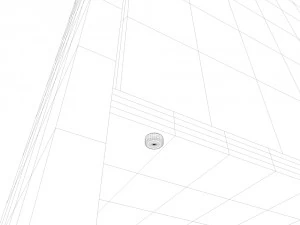 computer desk with wardrobe 3D Model