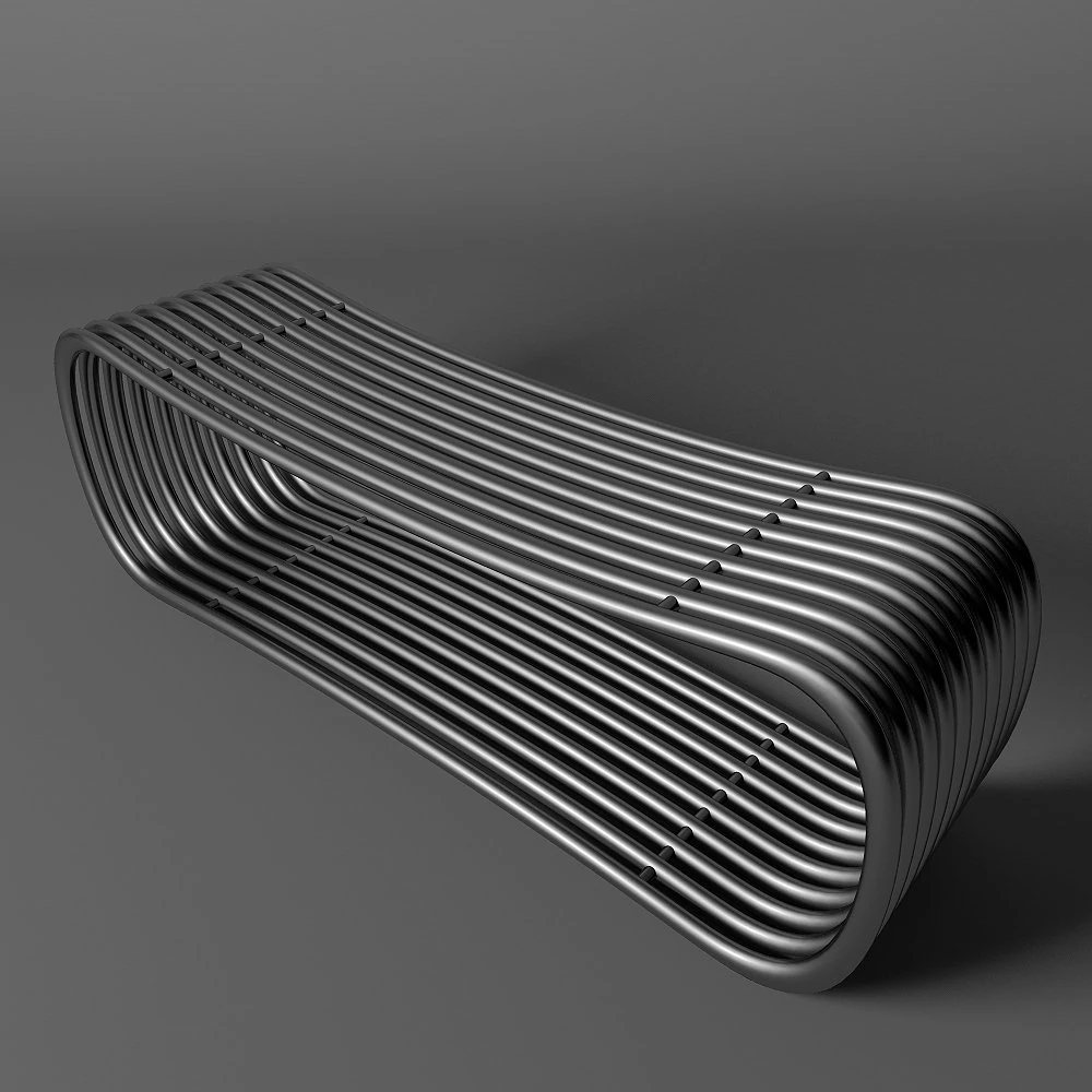 metal table 3D Model .c4d .max .obj .3ds .fbx .stl .blend 