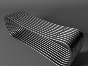 metal table 3D Model