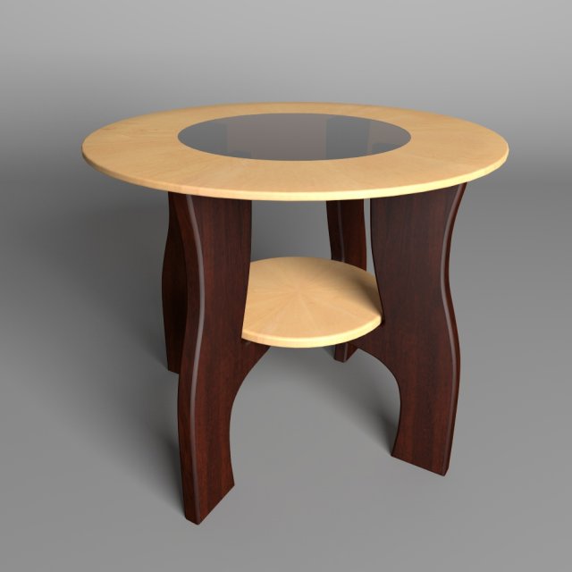 glass center table Modelo 3D .c4d .max .obj .3ds .fbx .stl .blend 