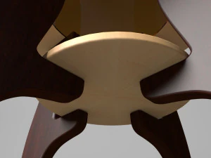 glass center table 3D Model