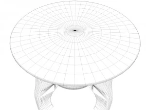 glass center table 3D Model