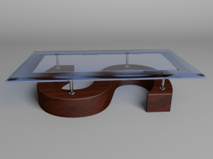 coffee table s 3D मॉडल
