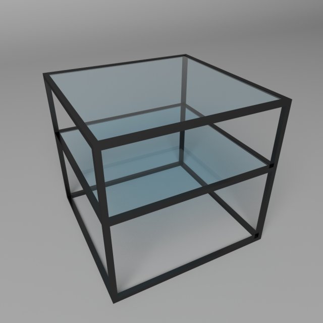 square coffee table 3Dモデル .c4d .max .obj .3ds .fbx .stl .blend 