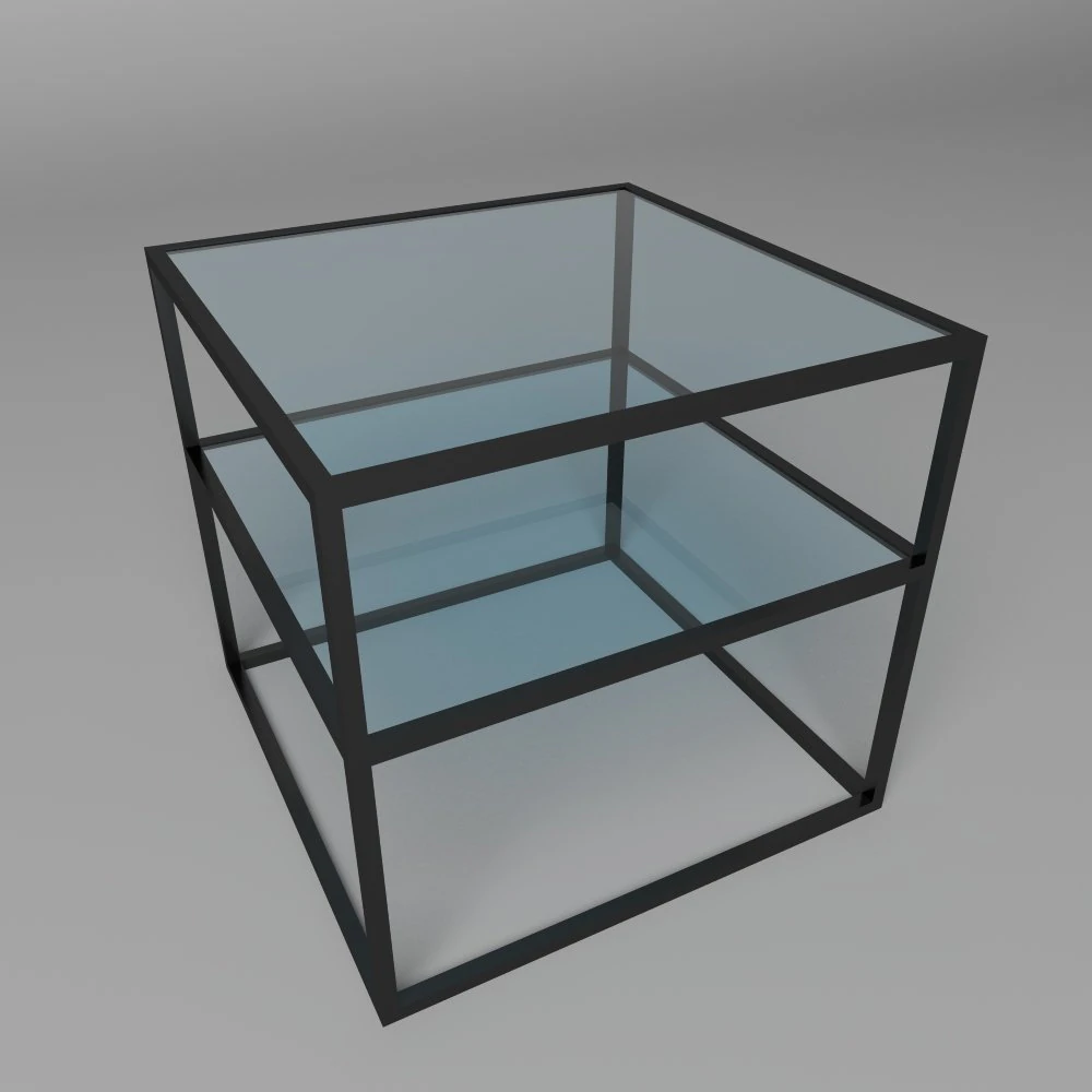 square coffee table 3D Model .c4d .max .obj .3ds .fbx .stl .blend 