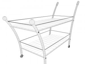 serving table 3D Model