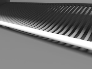 bench with drawer Modello 3D