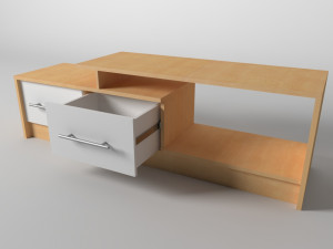 tv stand stockholm Modèle 3D