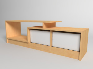 tv stand stockholm Modèle 3D