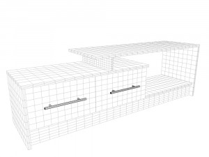 tv stand stockholm Modèle 3D