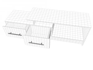 tv stand stockholm 3D Model
