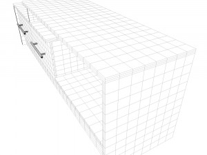 tv stand stockholm Modèle 3D