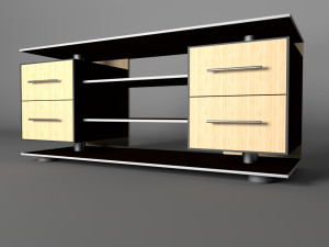 tv stand Model 3D