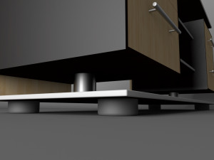 tv stand Model 3D