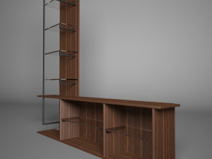 tv stand l 3Dモデル